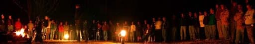 Spirit Weekend bonfire
